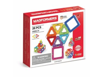 Magformers Rainbow - Zestaw 26 magnetycznych elementów