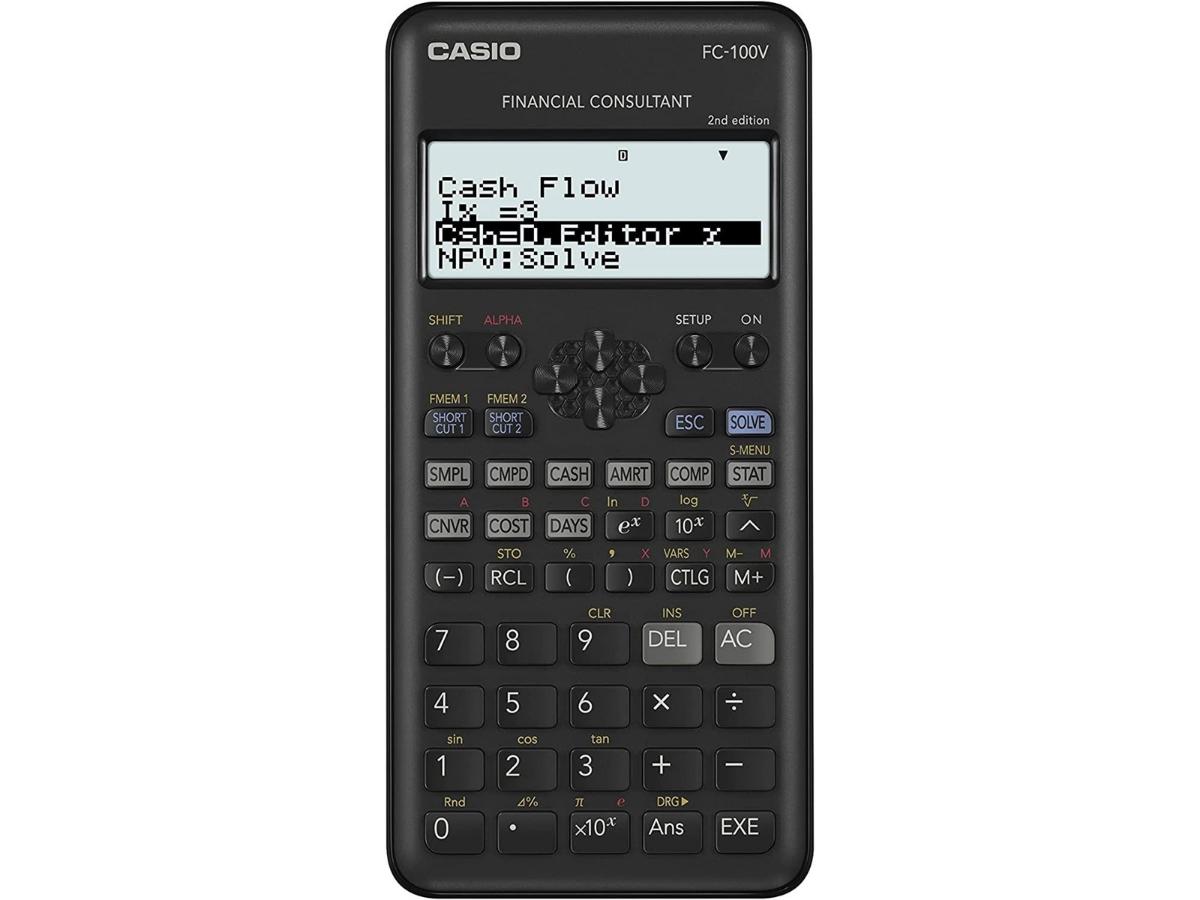 Casio FC-100V Kalkulator Finansowy - Niezbędne Narzędzie dla Biznesu