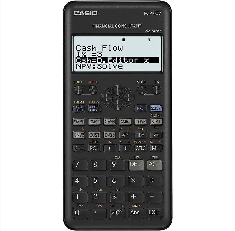 Casio FC-100V Kalkulator Finansowy - Niezbędne Narzędzie dla Biznesu - obrazek 2