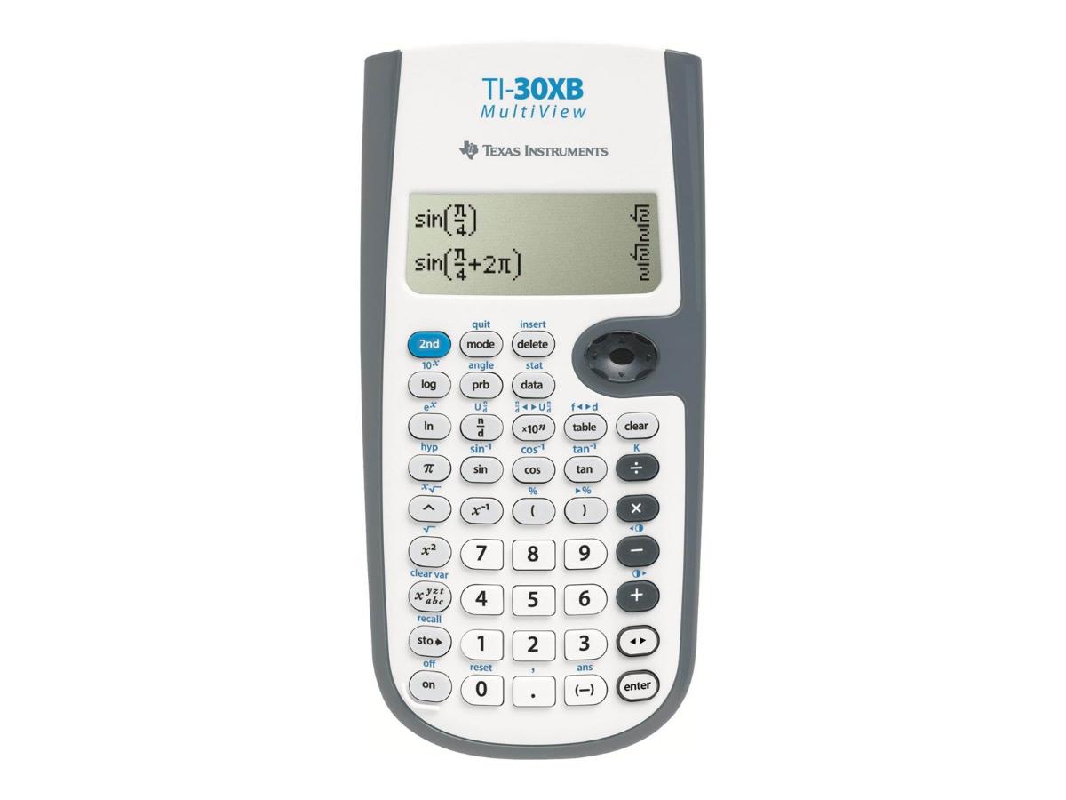 Texas Instruments TI-30XB MultiView - Kalkulator naukowy z panelem słonecznym