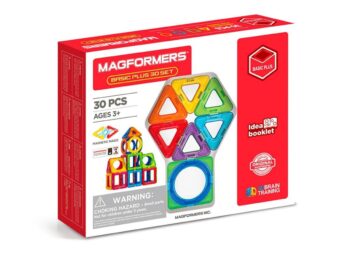 Magformers Basic Plus 30 - Magnetyczne klocki konstrukcyjne
