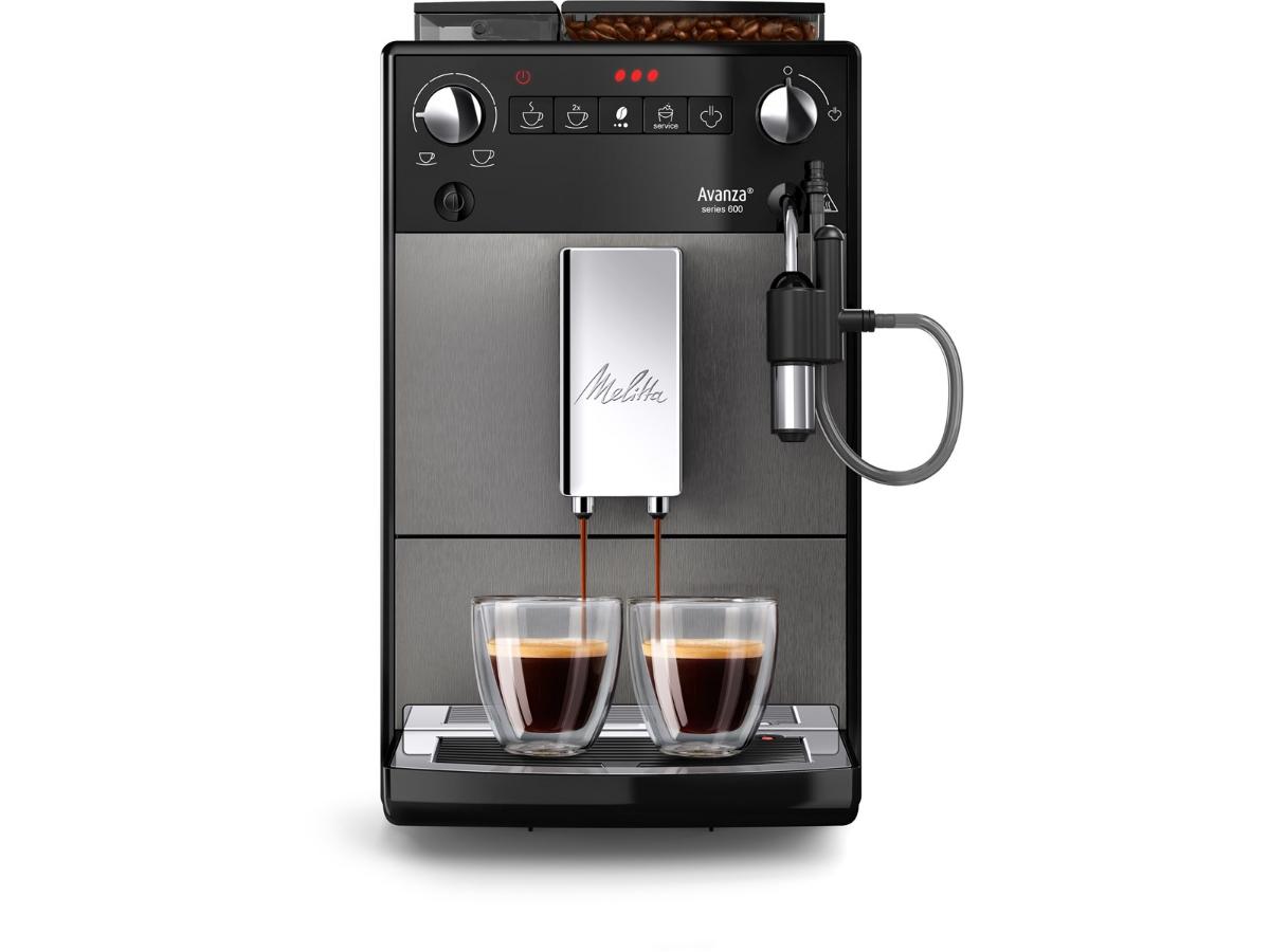 Melitta Avanza Titanium - Ekspres do kawy z cappuccinatore