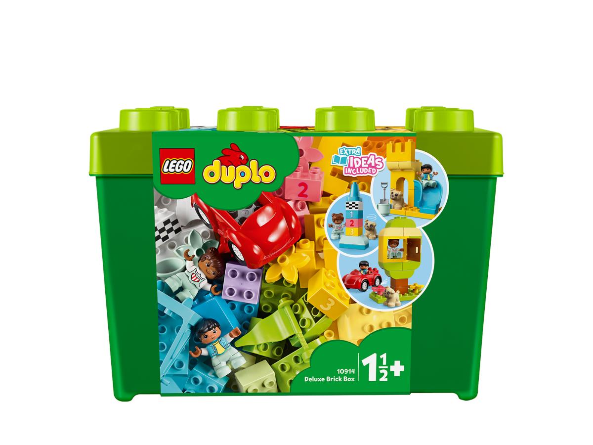 LEGO DUPLO 10914 Pudełko z klockami Deluxe - Kreatywna zabawa dla dzieci