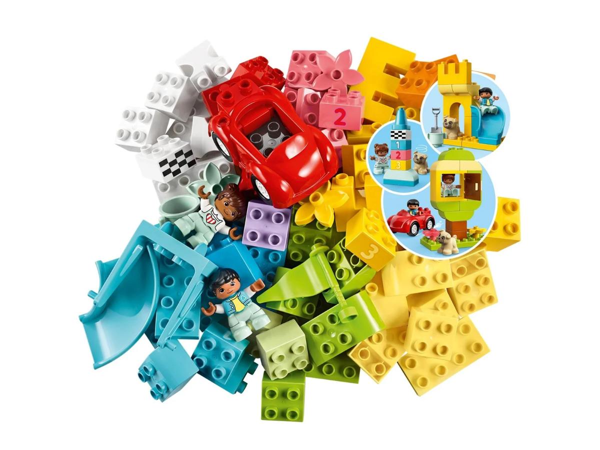 LEGO DUPLO 10914 Pudełko z klockami Deluxe - Kreatywna zabawa dla dzieci - obrazek 4