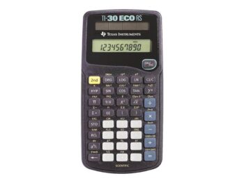 Texas Instruments TI-30 eco RS - Kalkulator naukowy z panelem słonecznym
