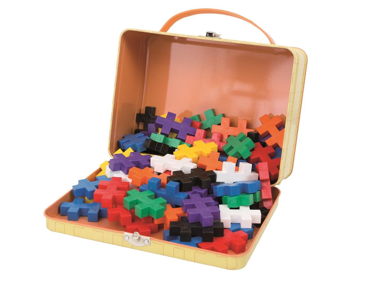 Plus-Plus BIG - Metalowa walizka do kreatywnej zabawy