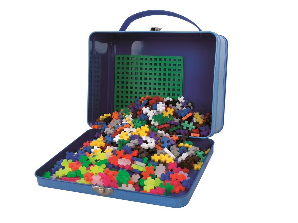 Plus-Plus Suitcase Basic Metal - Zestaw do kreatywnej zabawy - obrazek 2