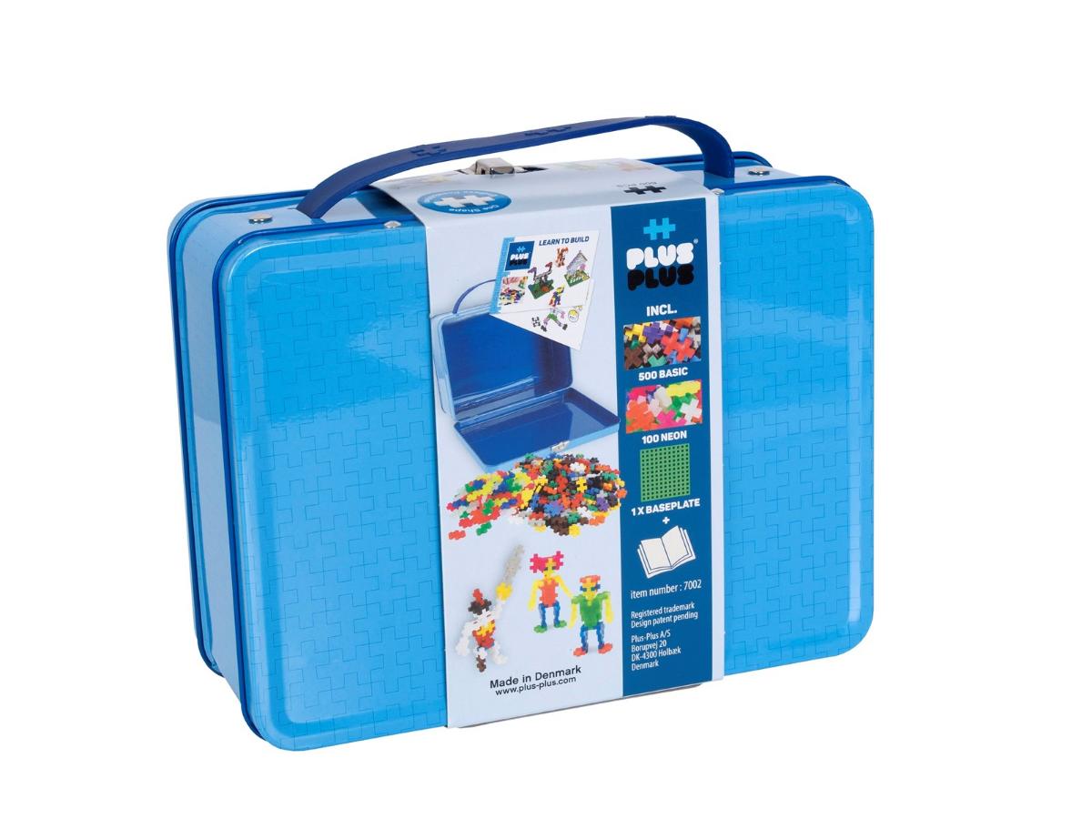 Plus-Plus Suitcase Basic Metal - Zestaw do kreatywnej zabawy - obrazek 3