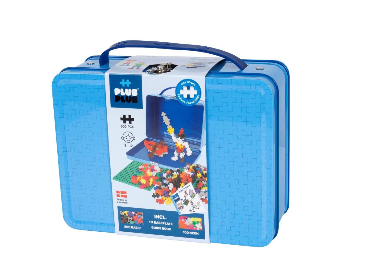 Plus-Plus Suitcase Basic Metal - Zestaw do kreatywnej zabawy - obrazek 4