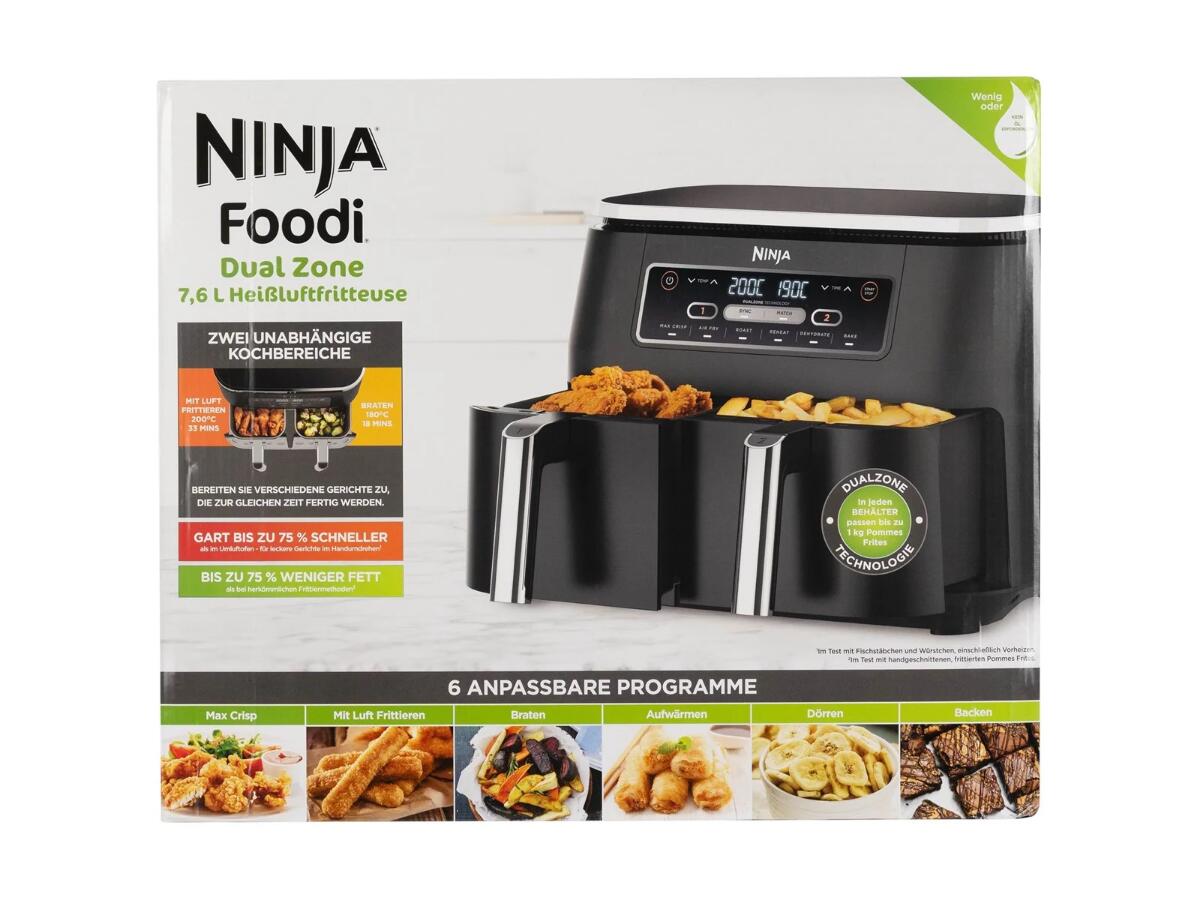 Ninja AF300EU Frytkownica powietrzna - Szybkie gotowanie dla rodziny - obrazek 2