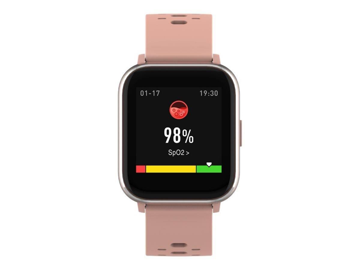 Denver SW-164 - Różowy smartwatch z funkcjami zdrowotnymi - obrazek 2