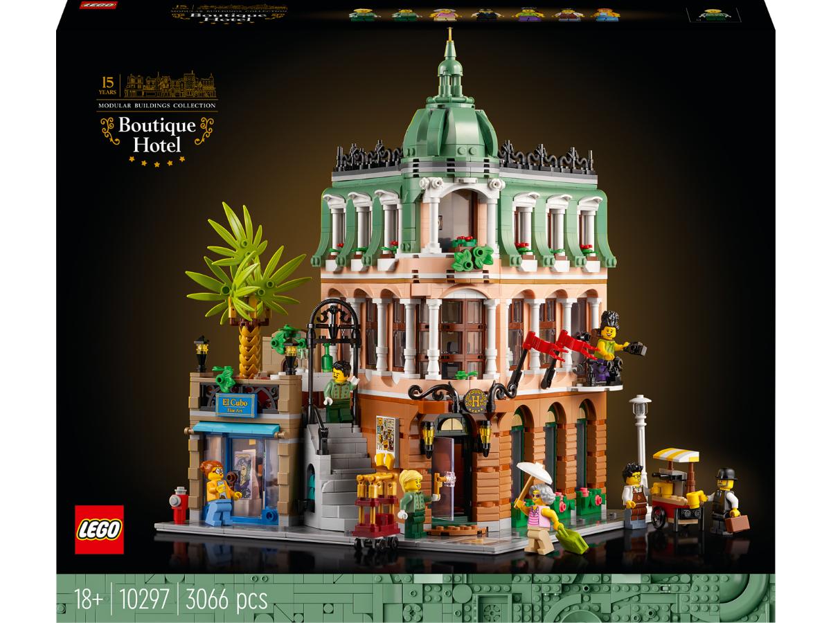 LEGO Icons 10297 Hotel butikowy - Luksusowy zestaw konstrukcyjny