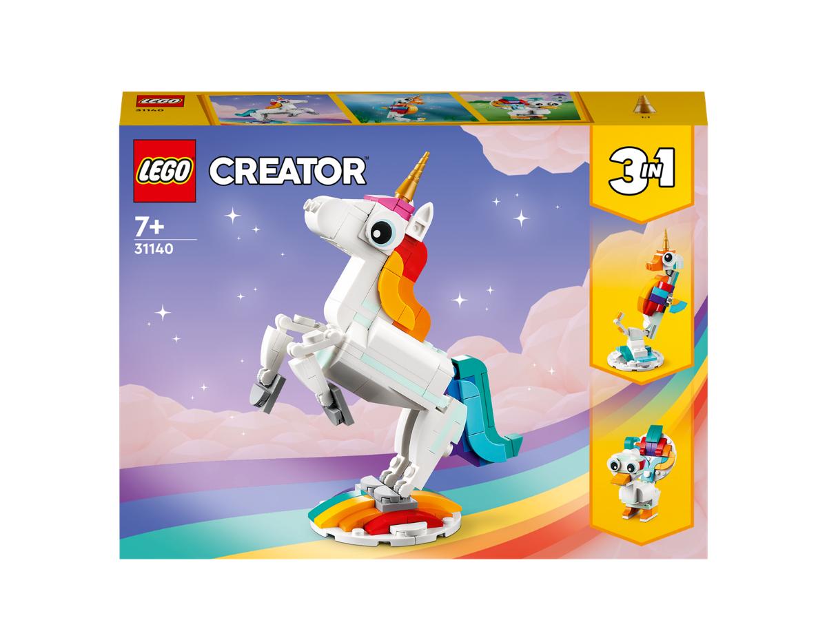 LEGO Creator 31140 Magiczny jednorożec - Kreatywna zabawa 3 w 1