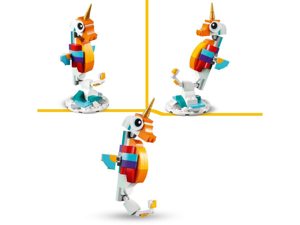 LEGO Creator 31140 Magiczny jednorożec - Kreatywna zabawa 3 w 1 - obrazek 4