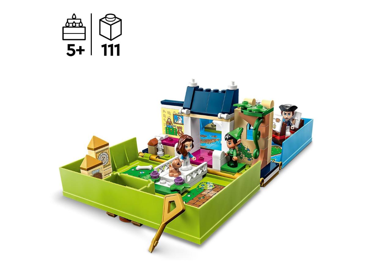 LEGO Książka z przygodami Piotrusia Pana - Kreatywna zabawa dla dzieci - obrazek 2