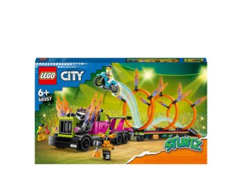 LEGO City 60357 Wyzwanie kaskaderskie - Ogniste obręcze i ciężarówka