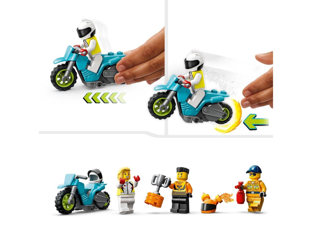 LEGO City 60357 Wyzwanie kaskaderskie - Ogniste obręcze i ciężarówka - obrazek 4