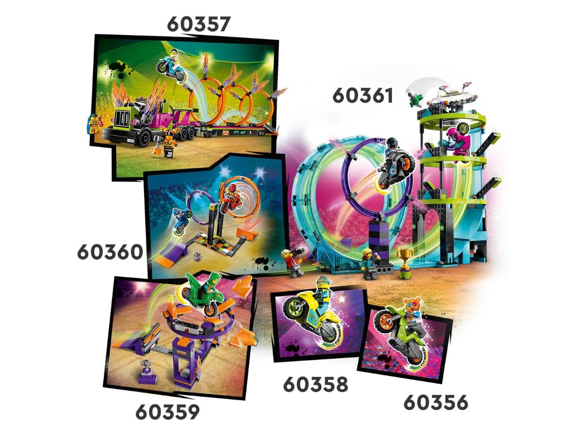 LEGO City 60357 Wyzwanie kaskaderskie - Ogniste obręcze i ciężarówka - obrazek 5