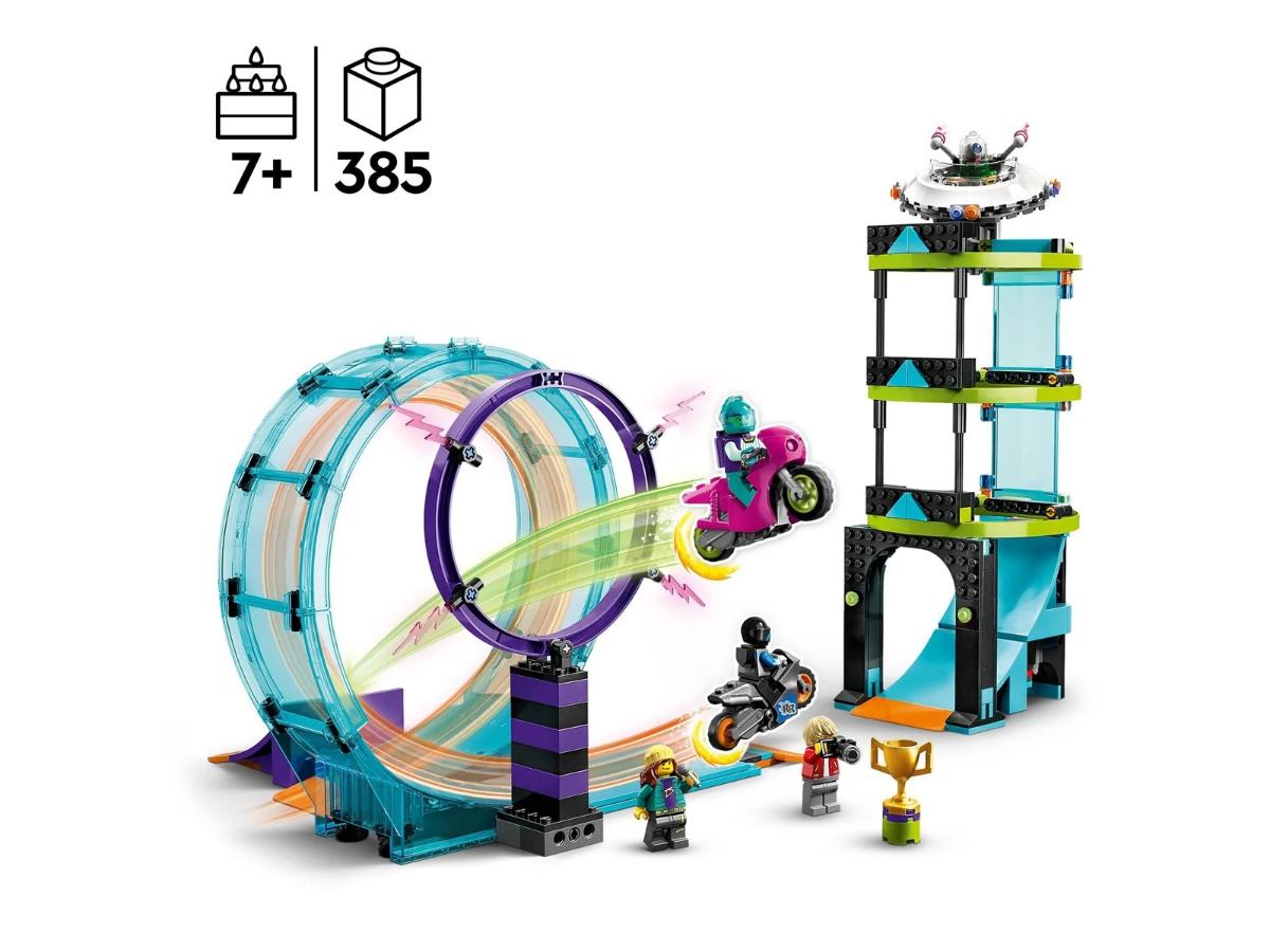 LEGO City 60361 Ekstremalne wyzwanie kaskaderskie - przygoda dla dzieci - obrazek 2