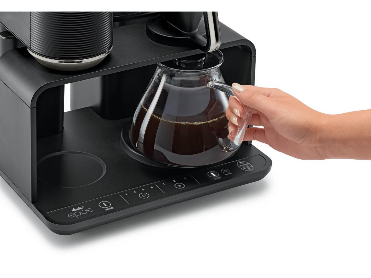 Melitta EPOS Black/Chrome - Doskonałe parzenie kawy - obrazek 3