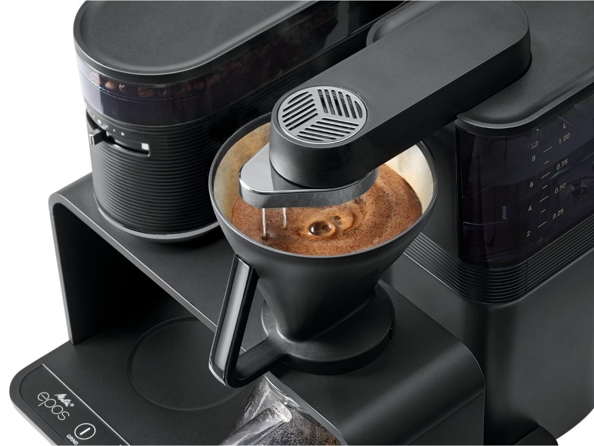 Melitta EPOS Black/Chrome - Doskonałe parzenie kawy - obrazek 4