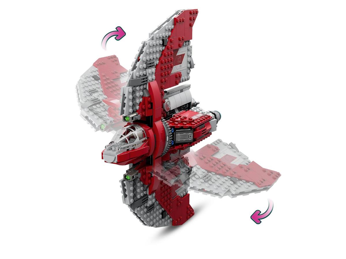 LEGO Star Wars 75362 Prom kosmiczny Jedi T-6 Ahsoki Tano - Akcja z gwiezdnych wojen - obrazek 3