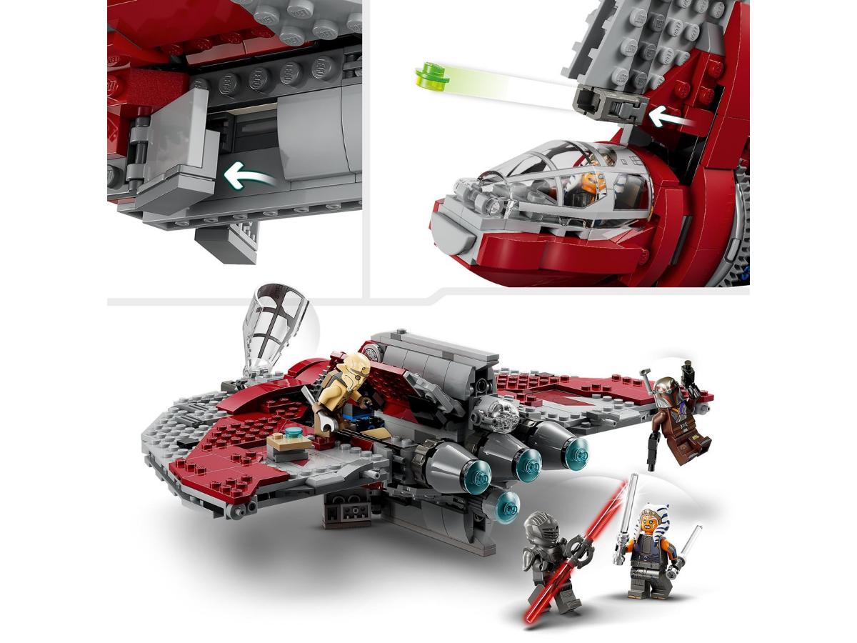 LEGO Star Wars 75362 Prom kosmiczny Jedi T-6 Ahsoki Tano - Akcja z gwiezdnych wojen - obrazek 4