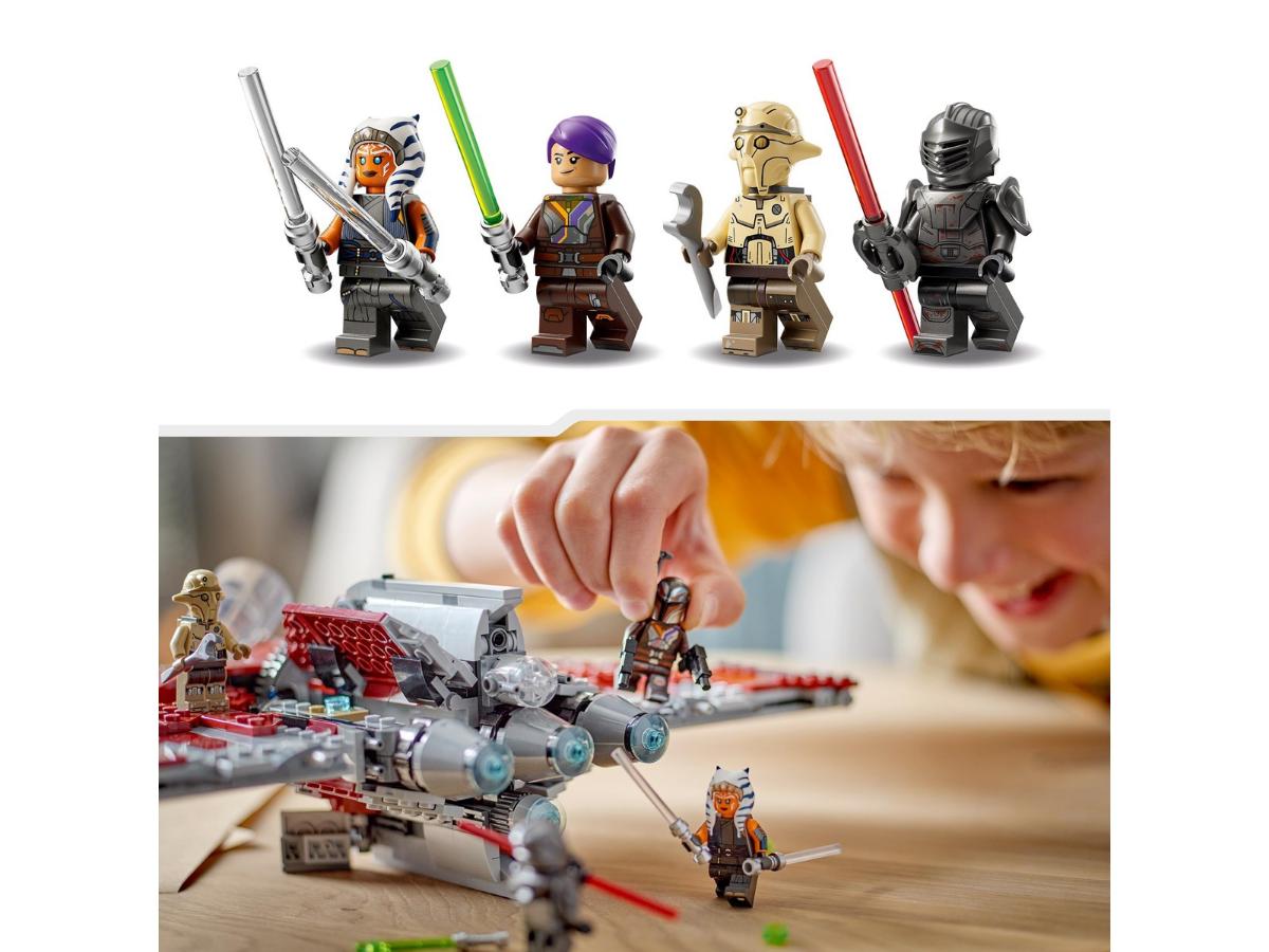 LEGO Star Wars 75362 Prom kosmiczny Jedi T-6 Ahsoki Tano - Akcja z gwiezdnych wojen - obrazek 5