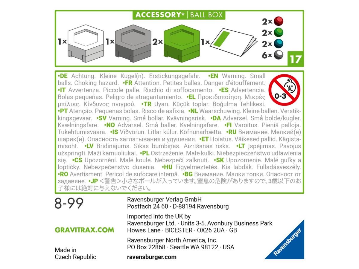 GraviTrax Accessories Ball Box - Zestaw z dodatkowymi kulkami - obrazek 2