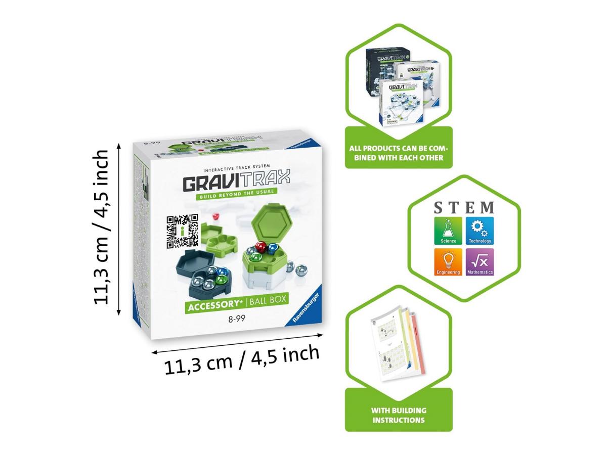 GraviTrax Accessories Ball Box - Zestaw z dodatkowymi kulkami - obrazek 4