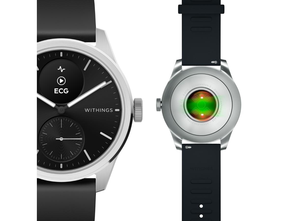 Withings Scanwatch 2 - Hybrydowy smartwatch z monitorowaniem zdrowia - obrazek 4