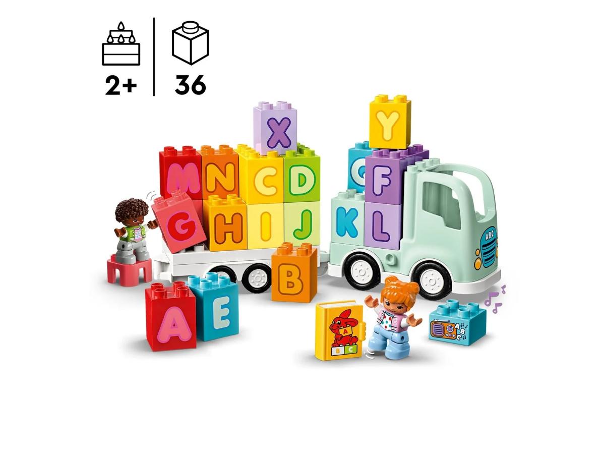 LEGO DUPLO Alphabet Truck - Zabawka edukacyjna dla maluchów - obrazek 2