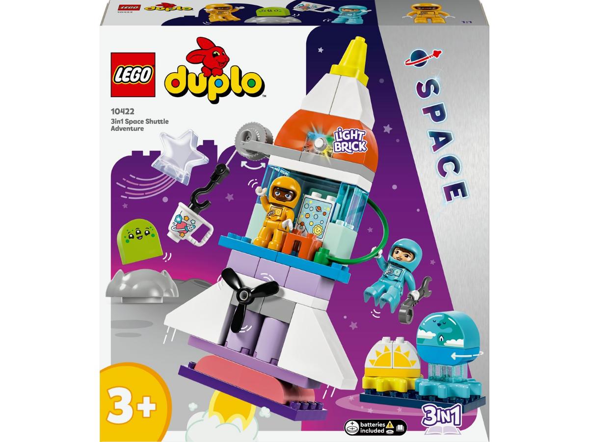 LEGO DUPLO 10422 3in1 Space Shuttle Adventure - Kreatywna zabawa