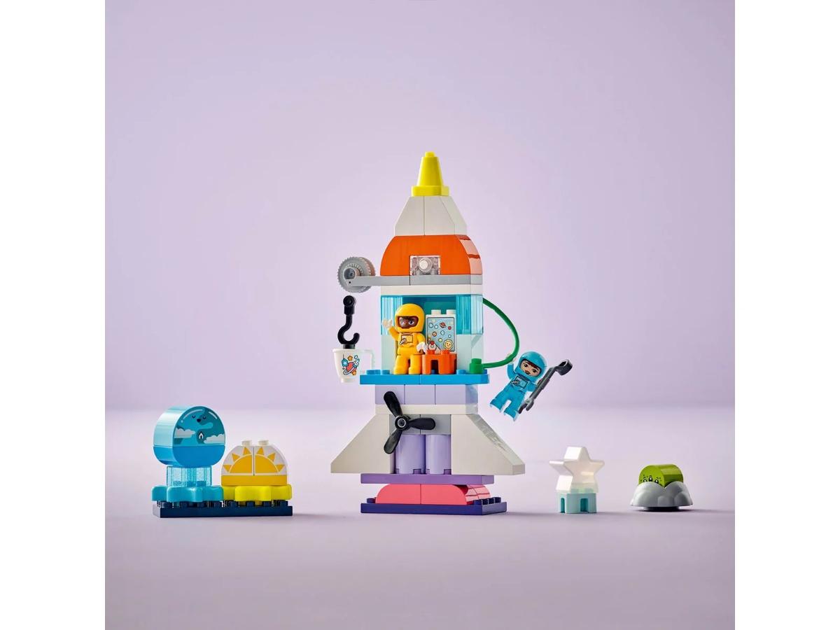 LEGO DUPLO 10422 3in1 Space Shuttle Adventure - Kreatywna zabawa - obrazek 5