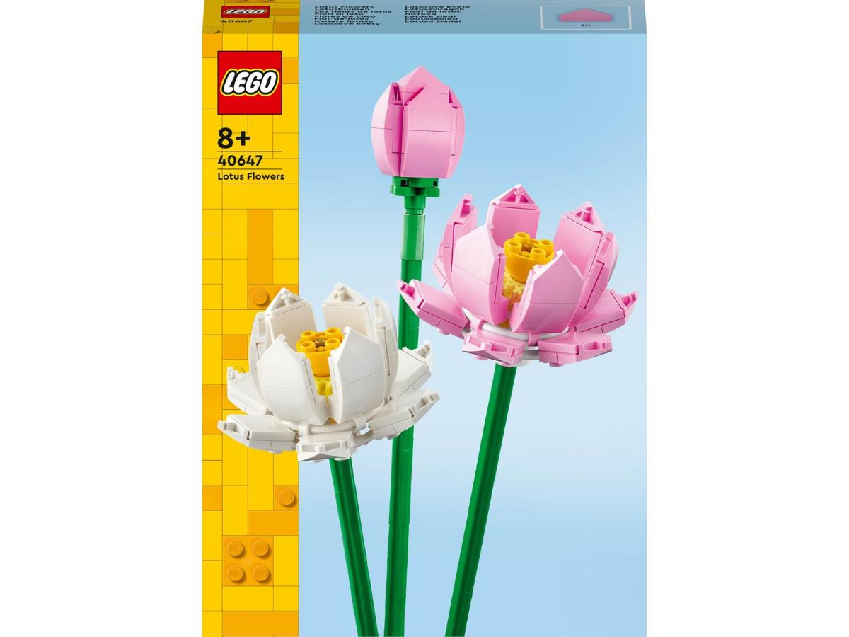 LEGO Kwiaty lotosu 40647 - Odtwórz piękno natury
