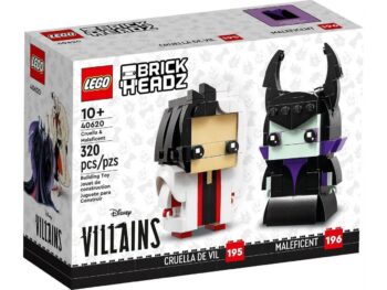 LEGO BrickHeadz 40620 Cruella & Maleficent - Zestaw do zabawy