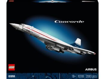 LEGO Icons 10318 Concorde - Szczegółowa replika samolotu