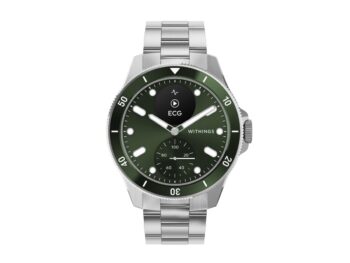 Withings Scanwatch Nova 42mm Green - Luksusowy smartwatch zdrowia