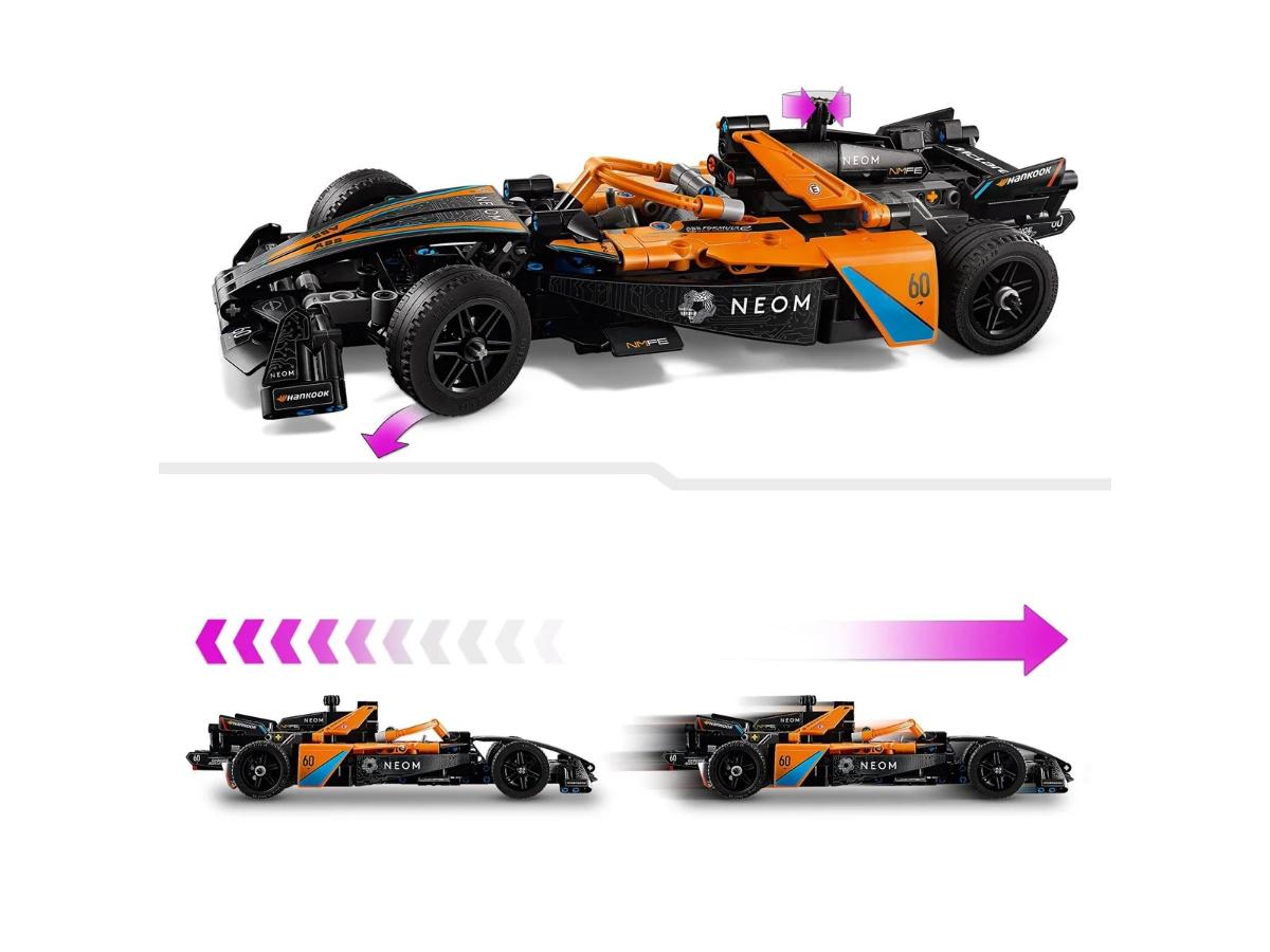 LEGO Technic 42169 NEOM McLaren Formula E Race Car - Zbuduj i ścigaj - obrazek 4
