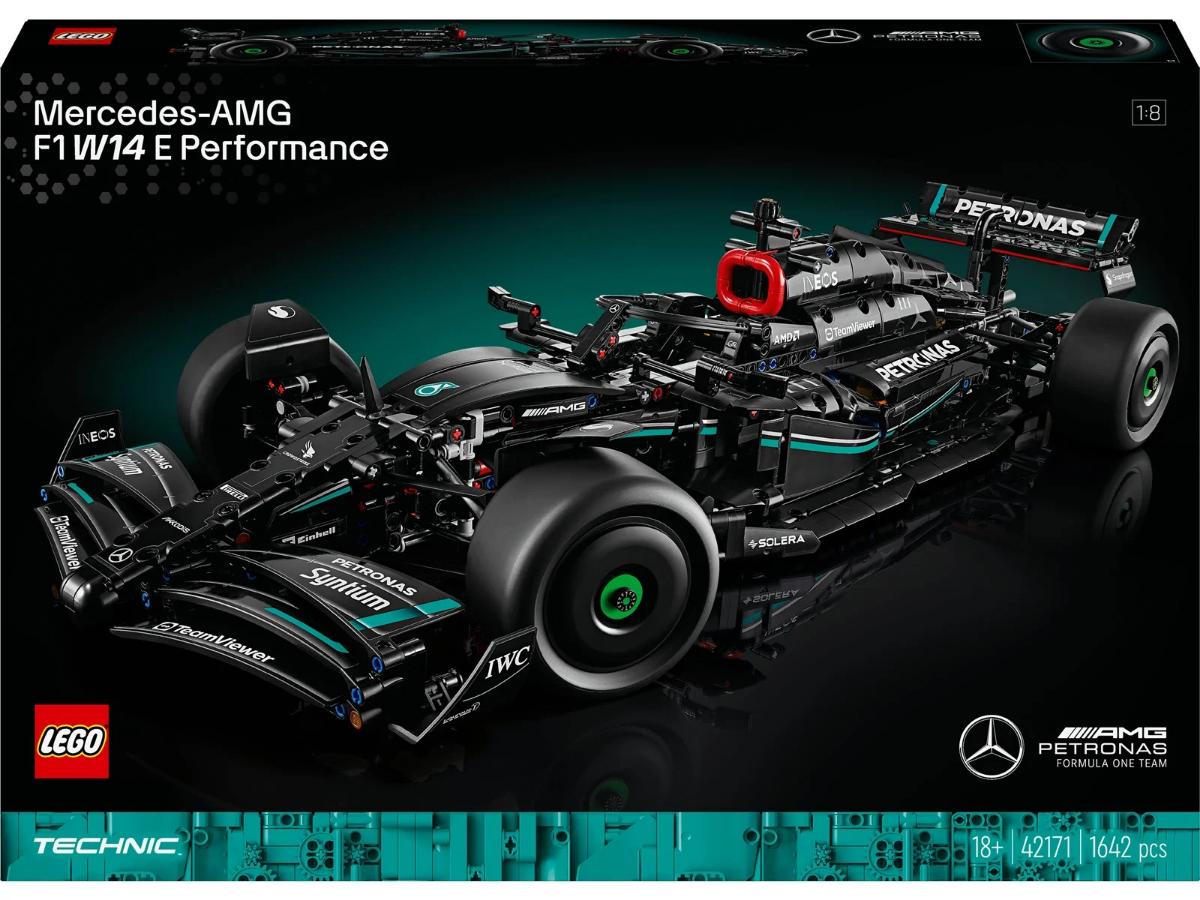 LEGO Technic 42171 Mercedes-AMG F1 W14 - Realistyczny model wyścigowy