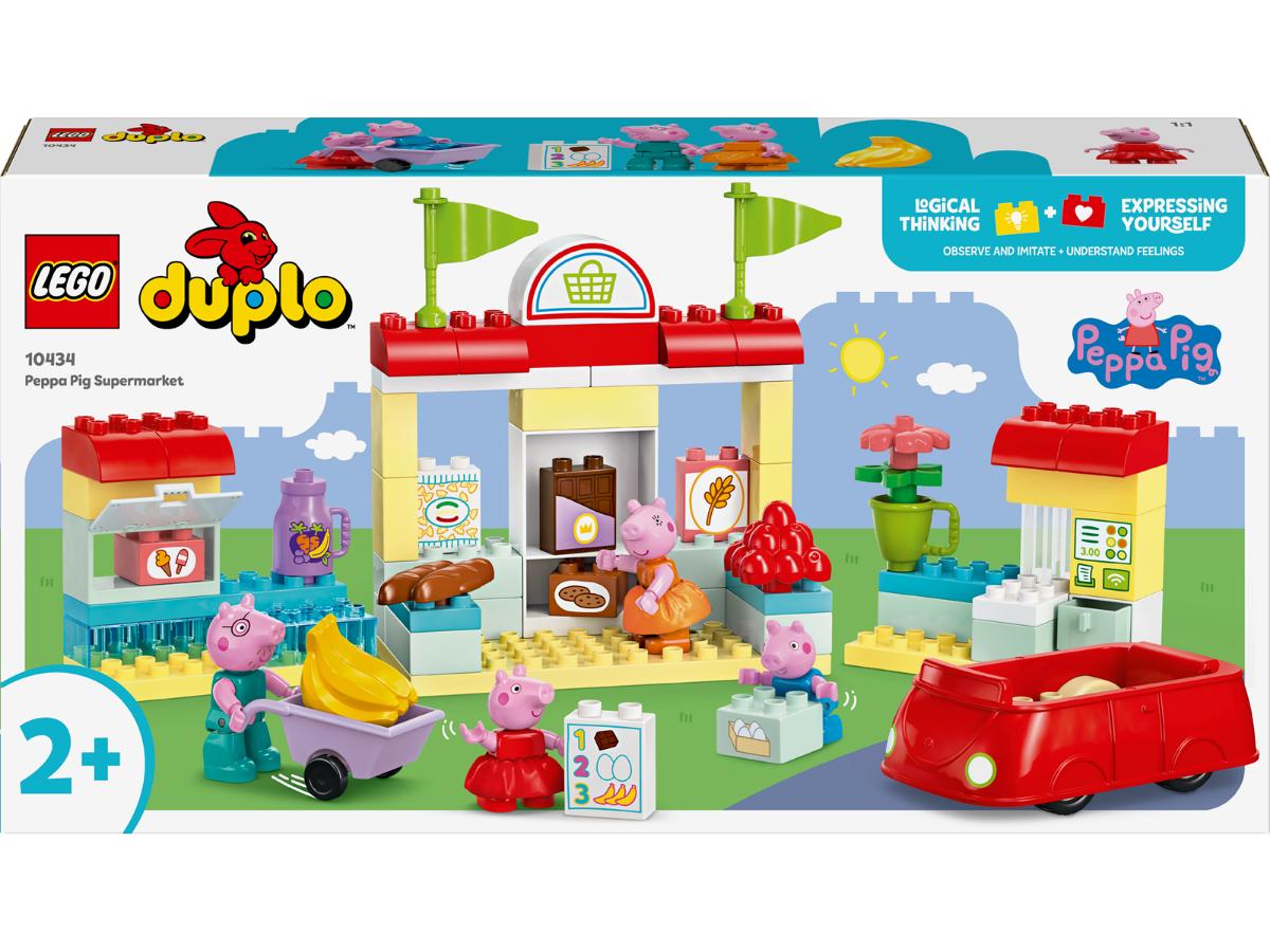 LEGO DUPLO 10434 Peppa i supermarket - Kreatywna zabawa dla dzieci