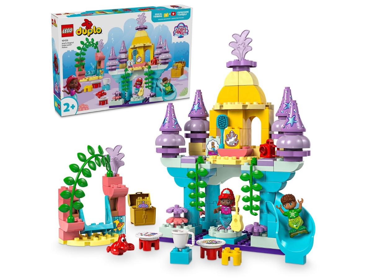 LEGO DUPLO 10435 Magiczny podwodny pałac Arielki - Niezapomniana przygoda - obrazek 2