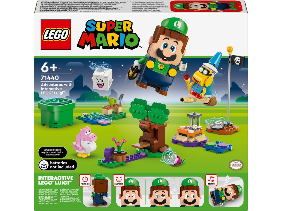 LEGO Super Mario 71440 Przygody z interaktywną figurką Luigi - Emocjonująca zabawa