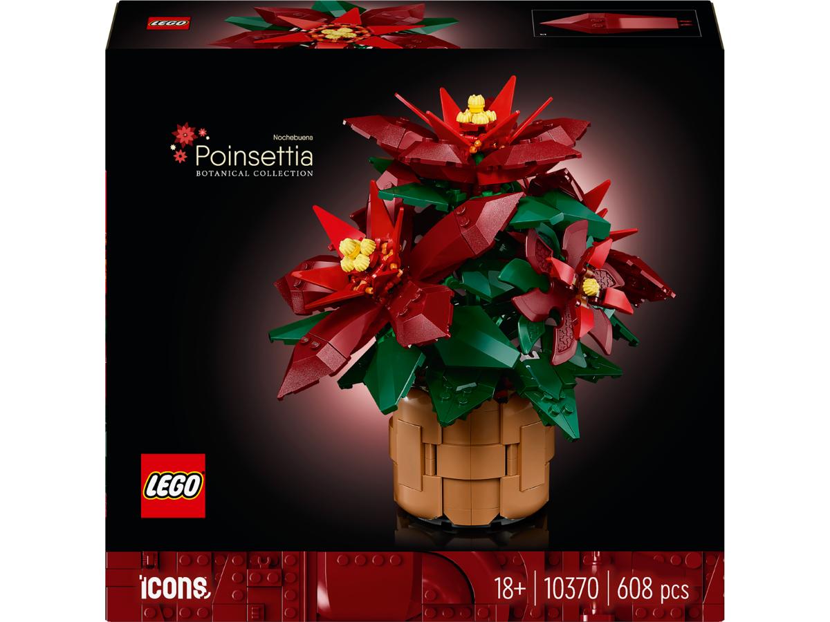 LEGO Botanicals 10370 Gwiazda Betlejemska - Ozdoba do domu