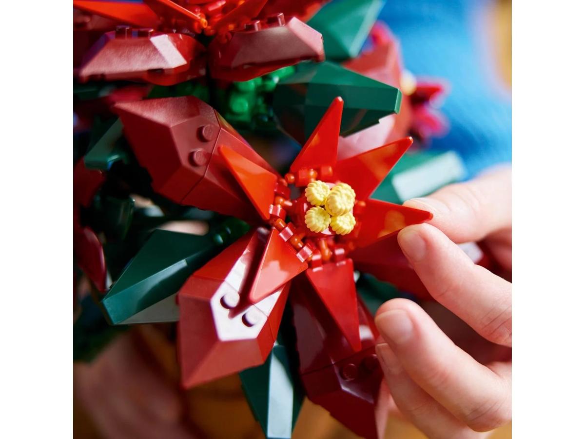 LEGO Botanicals 10370 Gwiazda Betlejemska - Ozdoba do domu - obrazek 3