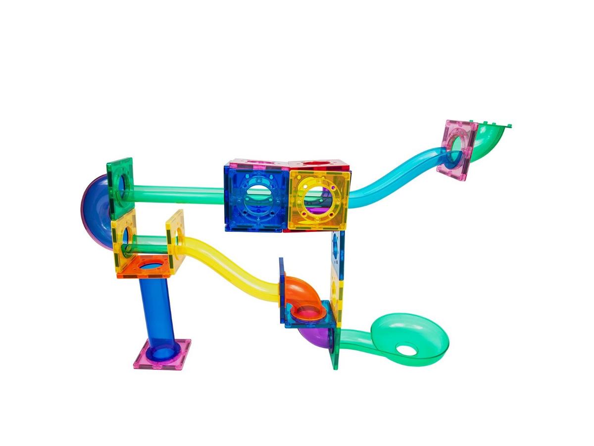 PicassoTiles Zestaw Tor Kulkowy 50 elementów - Kreatywna zabawa - obrazek 4