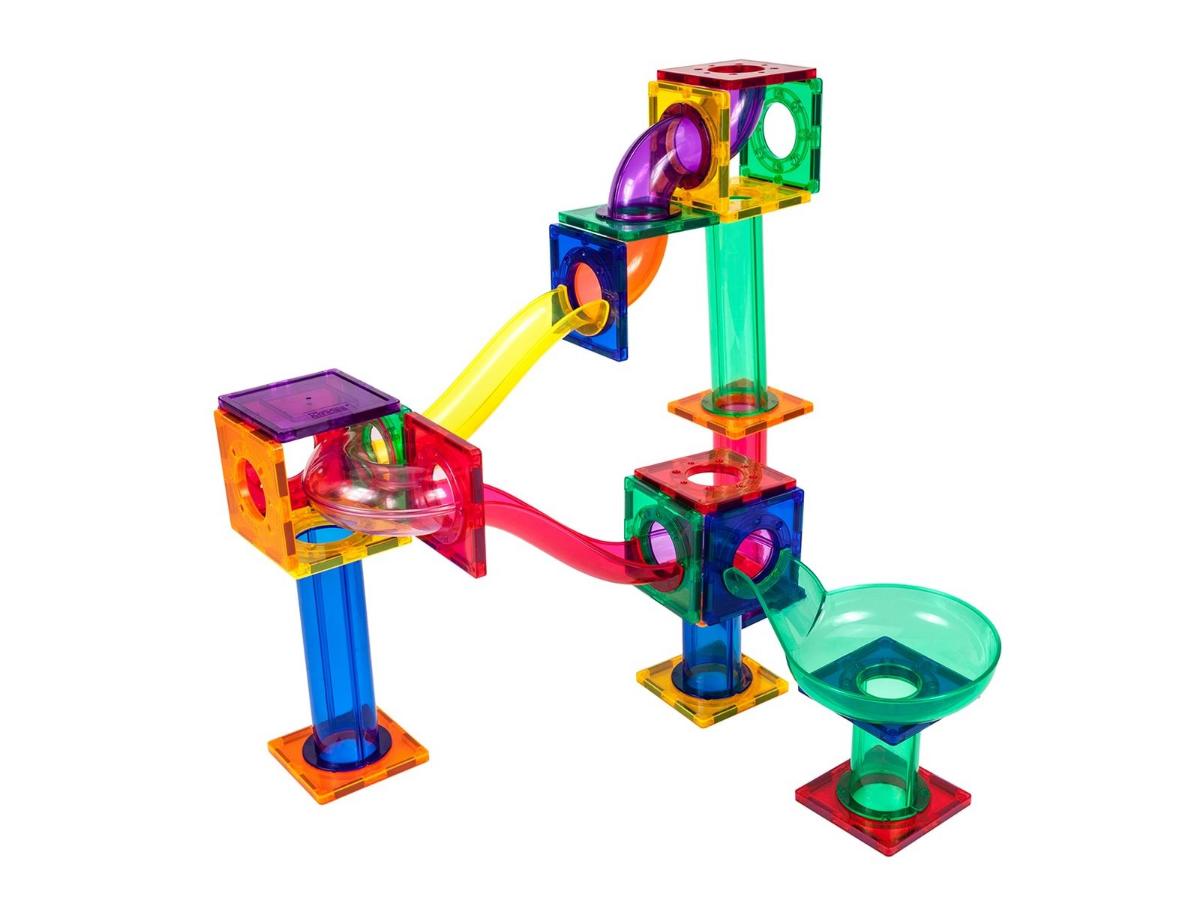 PicassoTiles Zestaw Tor Kulkowy 50 elementów - Kreatywna zabawa - obrazek 5