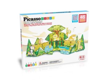 PicassoTiles Zestaw Safari 46-elementowy - Kreatywność dla dzieci