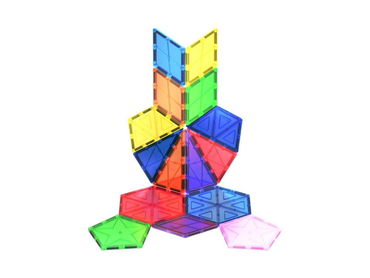 PicassoTiles 16-elementowy Magnetyczne Klocki - Kreatywna zabawa dla dzieci - obrazek 4