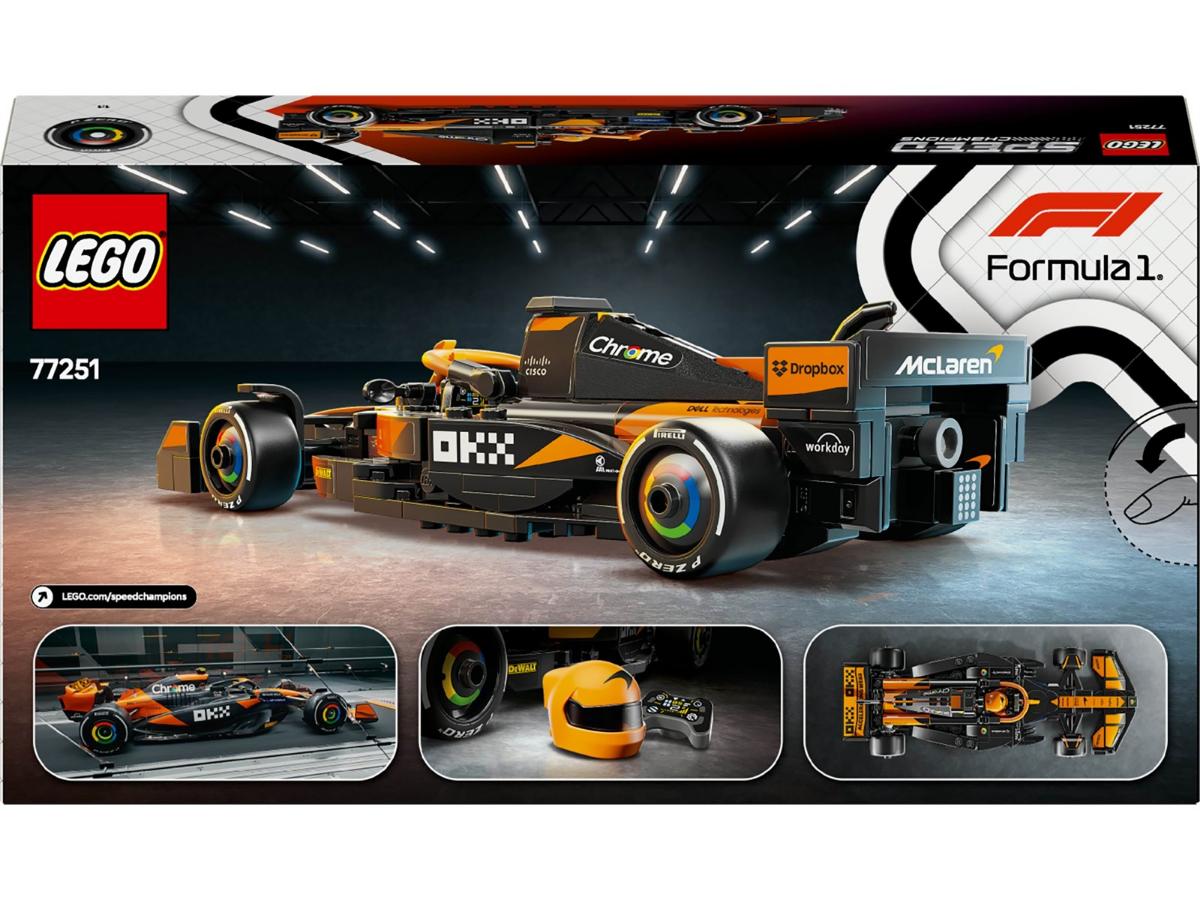 LEGO Speed Champions 77251 Bolid F1® McLaren - Emocje wyścigów - obrazek 3